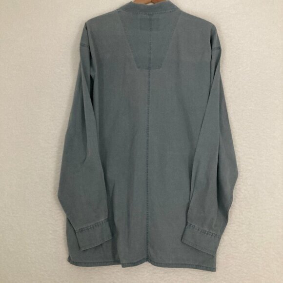 Levis Two Horse Brand Shirt Mens XL‎ Long Sleeve Metal Button Up Western Work - Picture 4 of 13